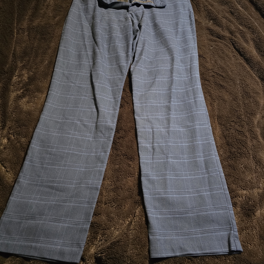 Lee Blue Plaid Pants
